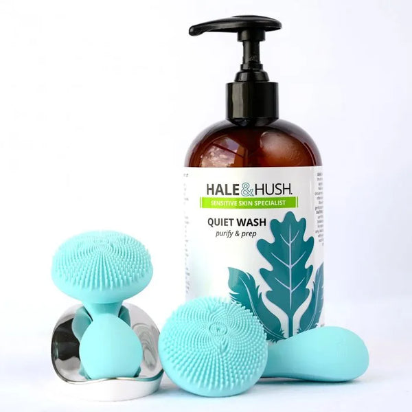 TARA SONIC VIBRATING MAGNETIC BEADS FACIAL CLEANSING BRUSH (Hale & Hush)