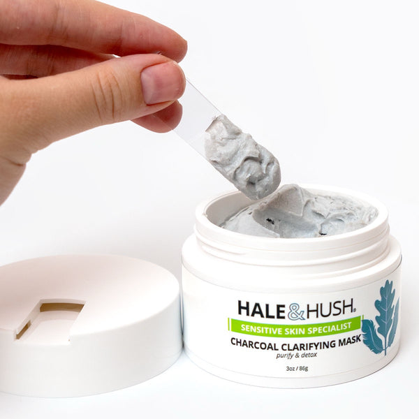 Hale & Hush Charcoal Clarifying Mask-3 oz
